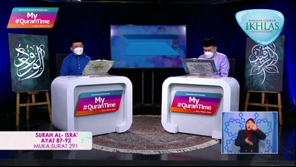 Episod 386 My #Qurantime Rabu 8 September 2021 Surah Al-Isra' (17:87-96) Halaman 291
