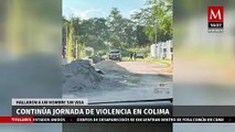 En Colima, hombre es asesinado a machetazos y dos más por arma de fuego