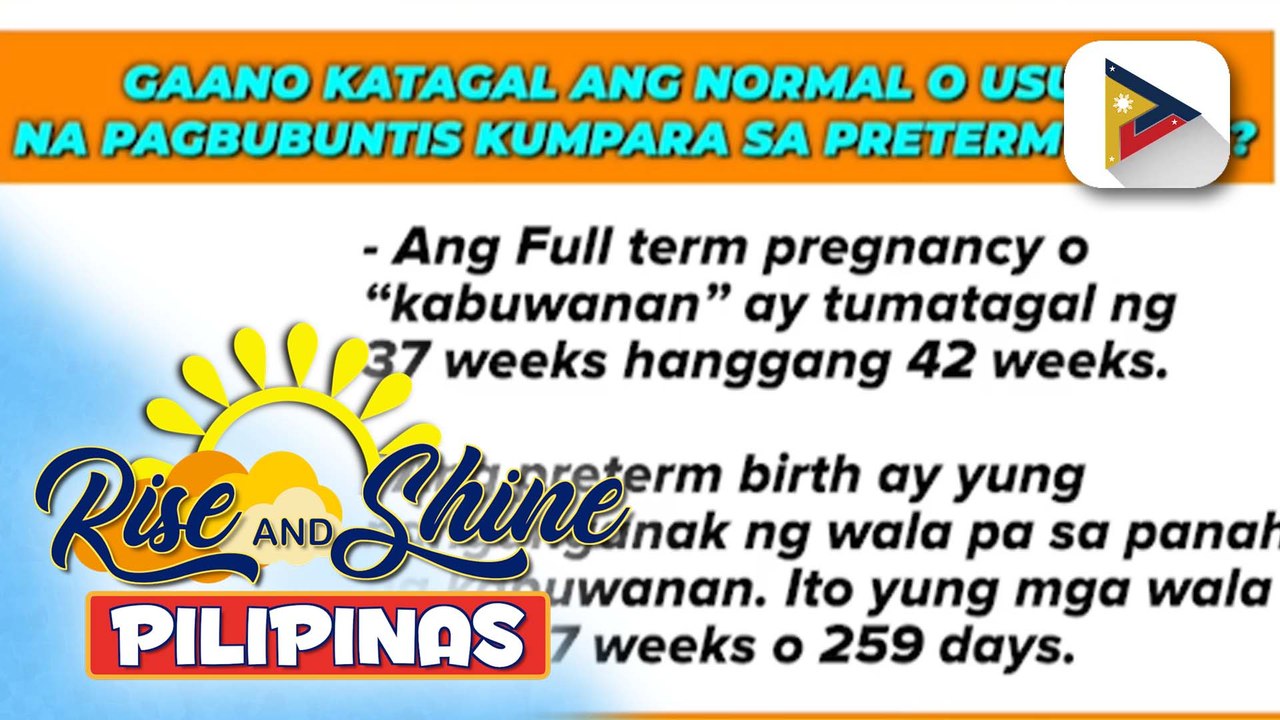 SAY ni DOK | Ano nga ba ang premature birth at anong mga risk ang kaugnay nito?