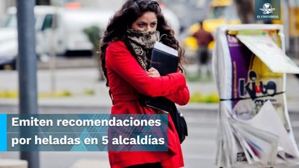 Activan Alerta Naranja por bajas temperaturas y heladas en 5 alcaldías de la CDMX
