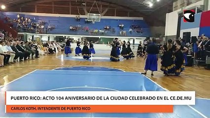 Puerto Rico: Acto 104 Aniversario de la ciudad celebrado en el Ce.De.Mu