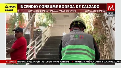 "Hay saldo blanco hasta el momento": Juan Manuel Pérez, sobre incendio de bodega en CdMx