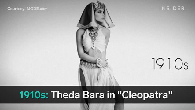 A team of stylists recreated 100 years of women's fashion in feature films