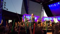 Mark Hamill, Harrison Ford, and the entire ‘Star Wars’ cast partied on stage at the secret fan concert