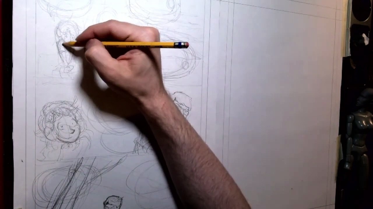 Art Timelapse: Pencil Art for Page 132