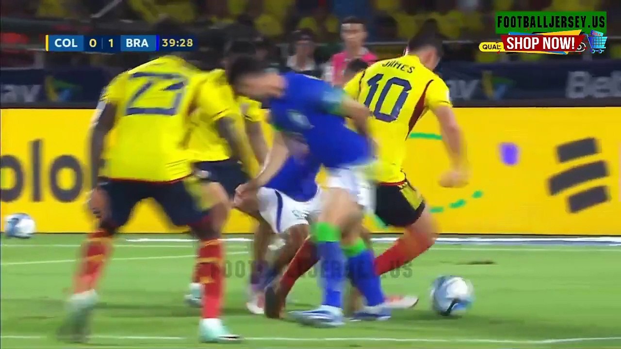 Brazil vs Colombia 1-2 Highlights & All Goals 2023 FIFA World Cup Qualifying - CONMEBOL    Brasil vs Colombia 1-2 destacados y todos los goles Clasificación para la Copa Mundial de la FIFA 2023