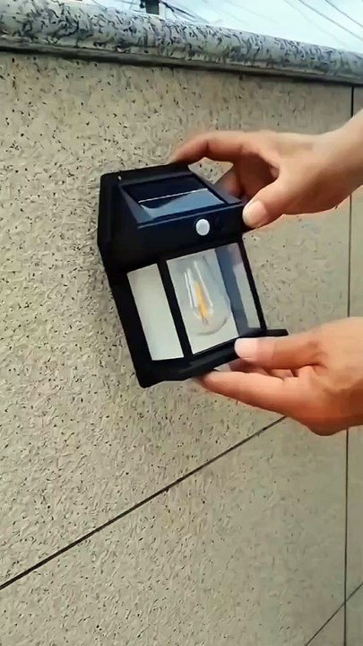 Motion Sensor Solar Wall Lights