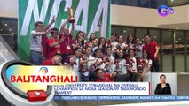 San Beda University, itinanghal na overall team champion sa NCAA Season 99 Taekwondo Tournament | BT