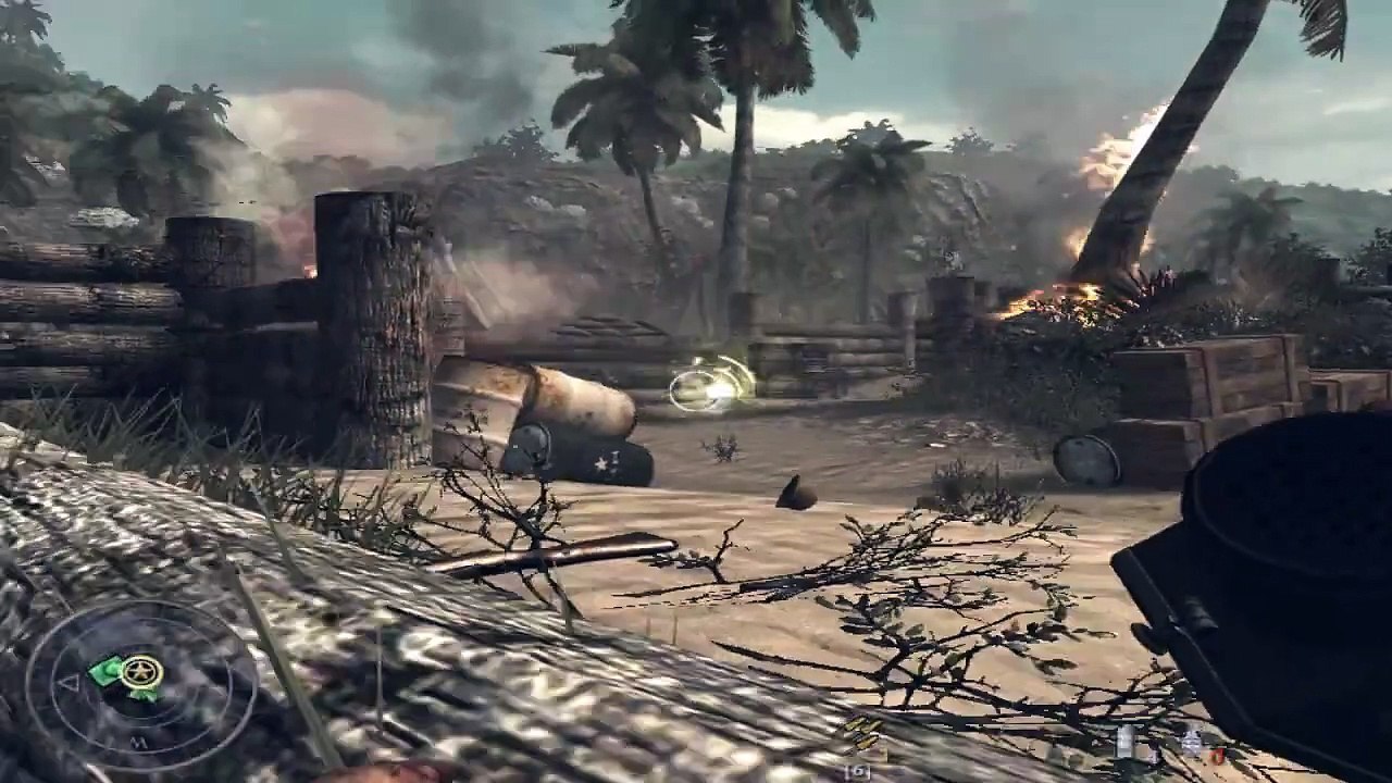Call of Duty World at War SP | little resistance | white beach Peleliu | IST Marine Division | ZeeBa
