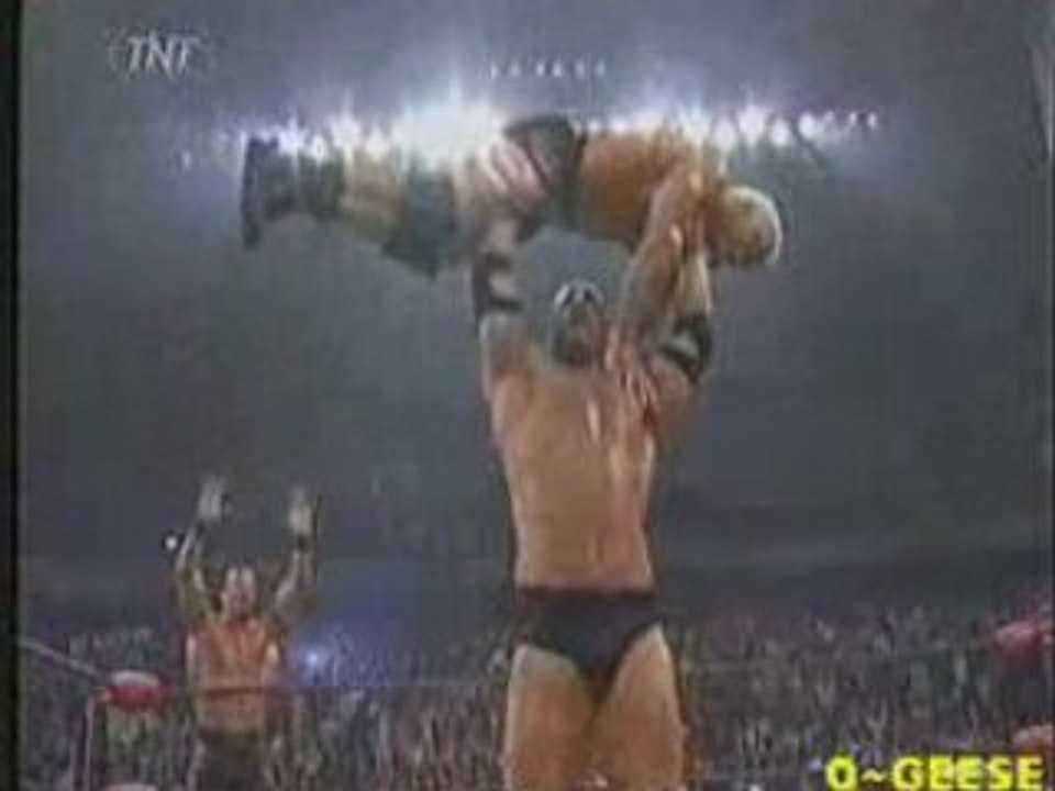 Goldberg gorilla presses Scott Steiner 6 times!!