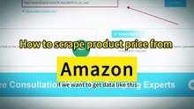 How to scrape product price from Amazon