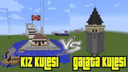 Kız Kulesi vs Galata Kulesi Yaptık !!! - Modern Evler Kapışması