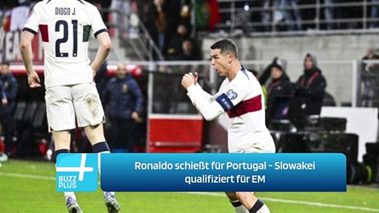 Ronaldo schießt für Portugal - Slowakei qualifiziert für EM