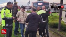 Düzce'de plakasına rakam ekleyen motosiklet sürücüsüne 28 bin lira ceza kesildi