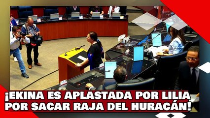 ¡VEAN! ¡la ekina kaballán es aplastada por Lilia Rivera por sacar raja de la desgracia del huracán!