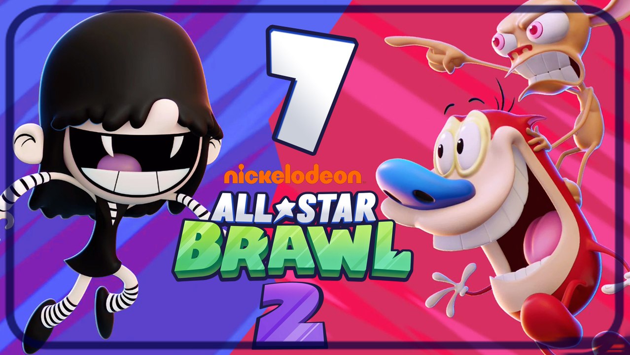 Nickelodeon All-Star Brawl 2 Walkthrough Part 7 (PS4) Ren & Stimpy / Lucy Loud