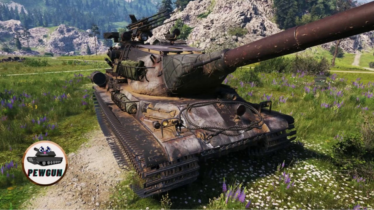 [ wot ] AMX M4 MLE. 54 冠軍的選擇，絕對力量！| 8 kills 9k dmg | world of tanks |  @pewgun77