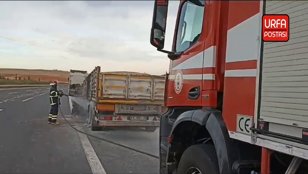 Şanlıurfa'da büyük araç yangını