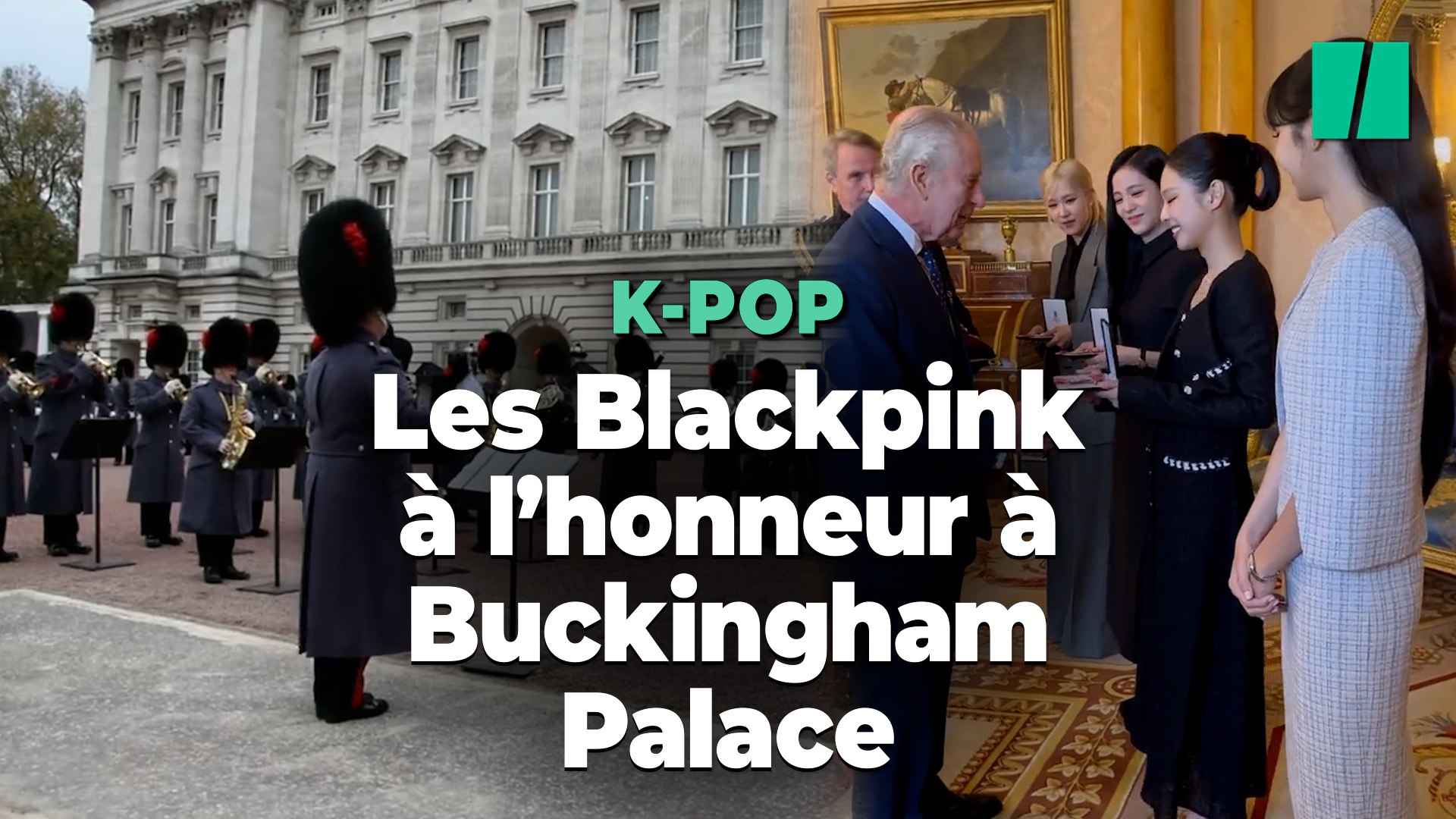 La relève de la garde à Buckingham Palace s'est faite sur une chanson des  BlackPink - Vidéo Dailymotion