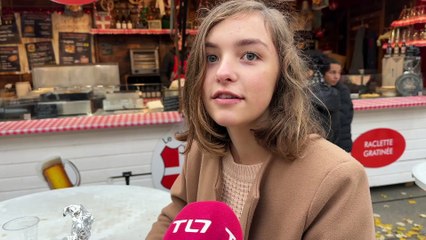 Début du marché de Noël à Saint-Etienne