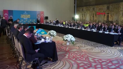 İçişleri Bakanı Ali Yerlikaya Türkiye'nin Huzuru Toplantısı'na katıldı