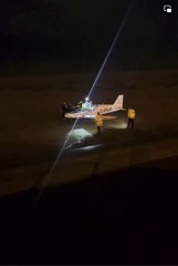 Plane makes emergency landing on Blackpool beach - November 16, 2023