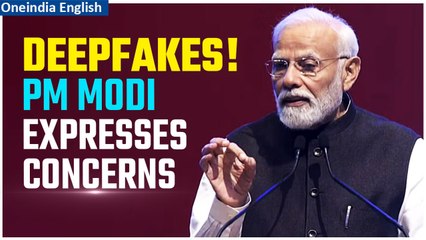 PM Modi Raises Alarm on Deepfakes, Stresses Responsible Tech Practices | Oneindia News