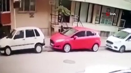 Ankara'daki doğalgaz patlaması kamerada