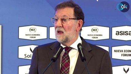 Rajoy reivindica el 155 frente a la amnistía de Sánchez «La pacificación consiste en aplicar la ley»