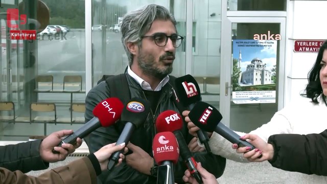 Tahliye edilen Barış Pehlivan, cezaevi önünde açıklama yaptı