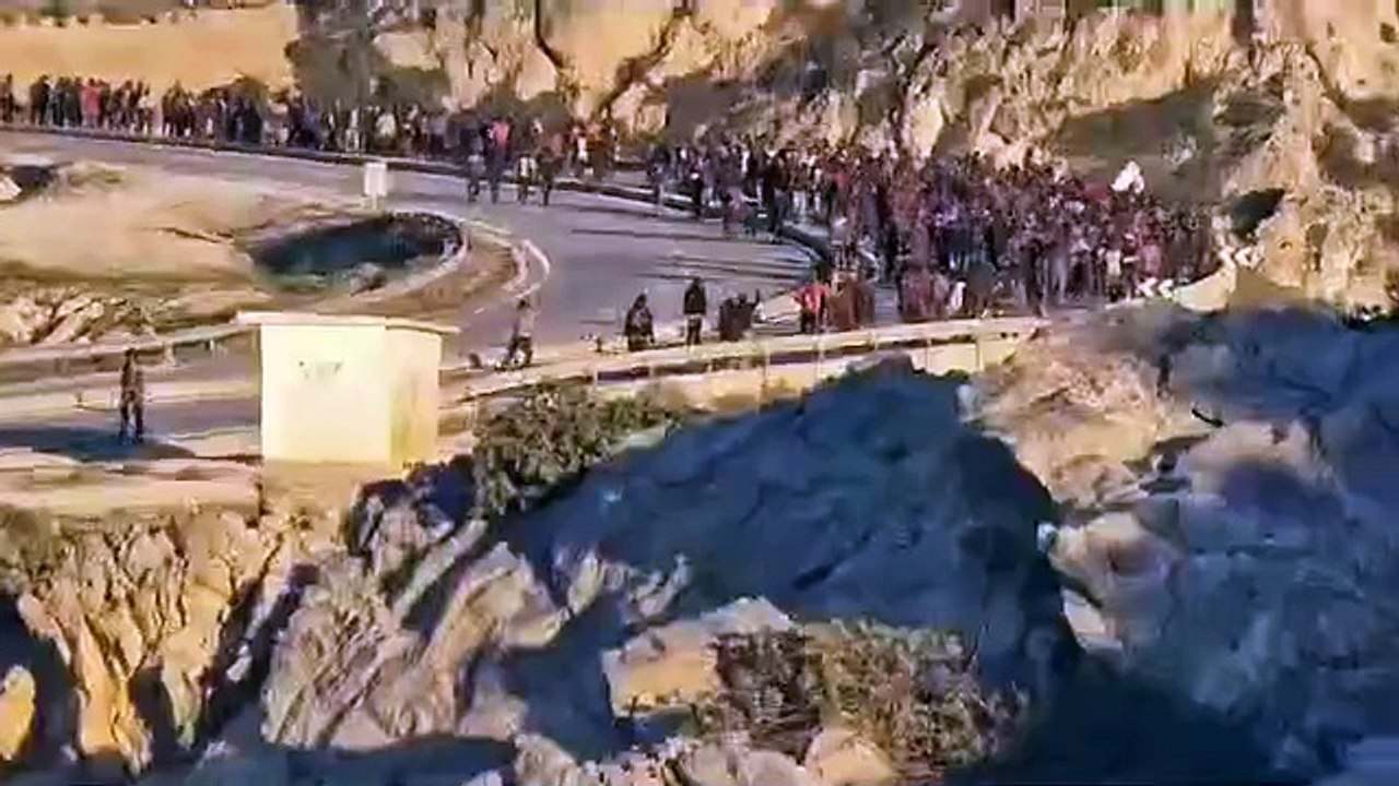 Intento de paso de subsaharianos a Ceuta