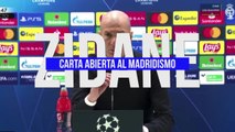 ZIDANE, CARTA ABIERTA A LA AFICIÓN DEL REAL MADRID| 