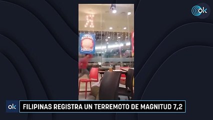 Filipinas registra un terremoto de magnitud 7,2