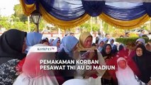 Momen Pemakaman Jenazah Pilot Super Tucano Yuda Seta di Taman Makam Pahlawan Madiun