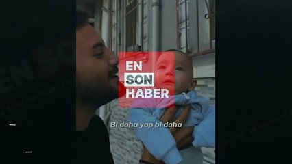 Arabesk şarkı duyunca efkarlanan bebek