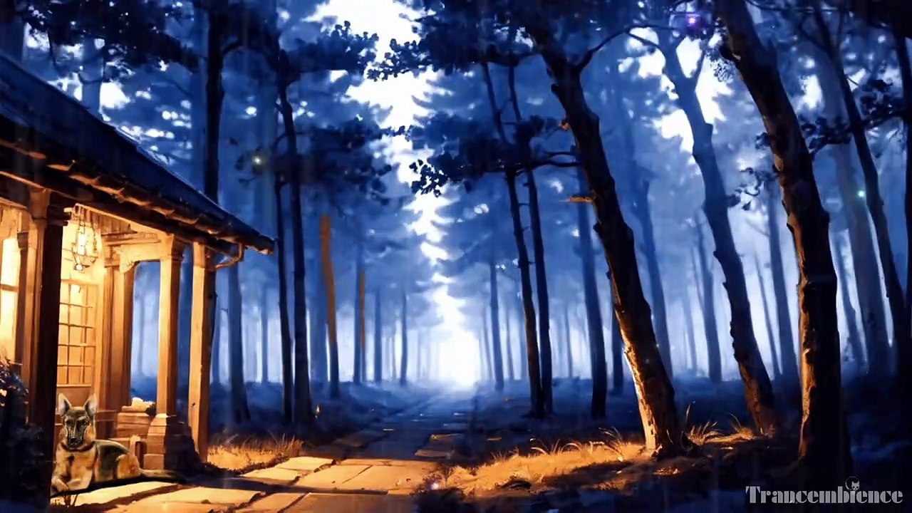 Embrace the Dance of the Mysterious Trees | Crispy Rain Noise