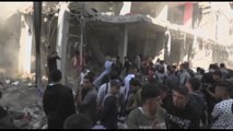 A Rafah le macerie dopo un bombardamento israeliano