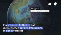 Schweres Erdbeben erschüttert Philippinen