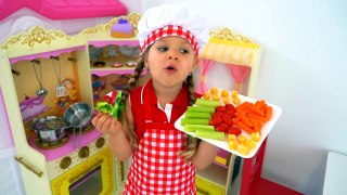 Diana Pretend Cooking With Cute Kitchen toys