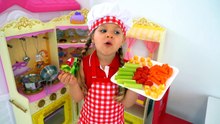 Diana Pretend Cooking With Cute Kitchen toys
