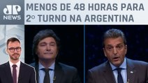 Pesquisas de intenção de voto indicam empate técnico entre Milei e Massa; Neitzke analisa
