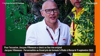 Jacques Villeneuve s'est marié à la belle Giulia à Las Vegas ! La star de la F1 et sa femme ont choisi un lieu très original