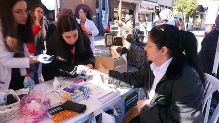 Edirne'de üniversite öğrencileri diyabet farkındalığı için etkinlik düzenledi