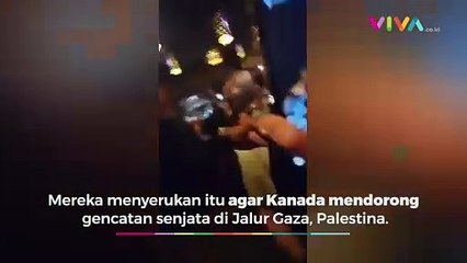 PM Kanada Digeruduk Ratusan Pro-Palestina Saat di Restoran