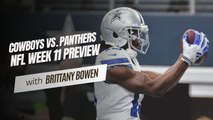 Dallas Cowboys  vs.Carolina Panthers vs Carolina Panthers NFL Week 11 Preview
