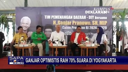 Ganjar Percaya Diri Raih 70 Persen Suara di Yogyakarta, Ini Alasannya