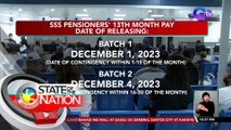 Pensioners ng SSS, makatatanggap ng 13-month bonus na katumbas ng isang buwang pensyon | SONA