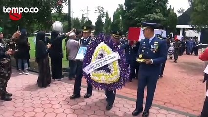 Pilot Pesawat Super Tucano TNI AU yang Gugur Diberi Kehormatan Kenaikan Pangkat
