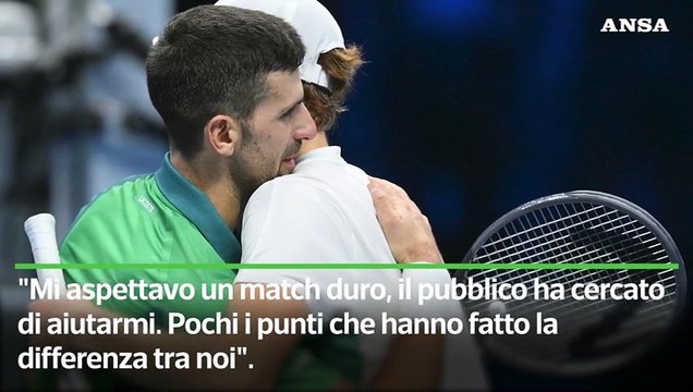 +++ PER SOCIAL +++ Sinner spezza il tabu' Djokovic alle Atp Finals