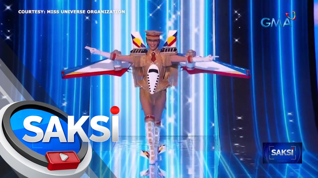 Miss Universe Philippines Michelle Dee, airplane-inspired ang national costume sa Miss Universe 2023 | Saksi
